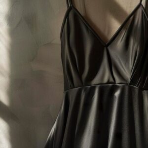 Satin Midi Dress